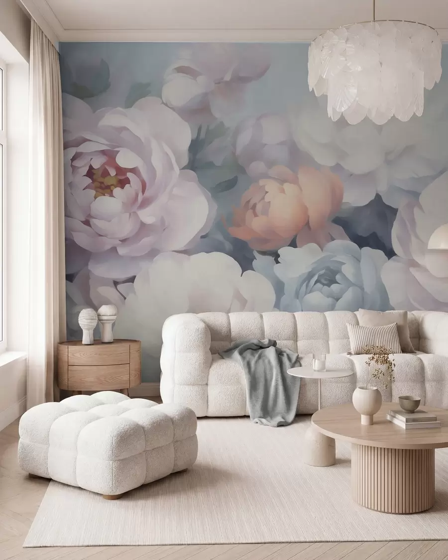 Papier peint Bouquet dans la brume w05674