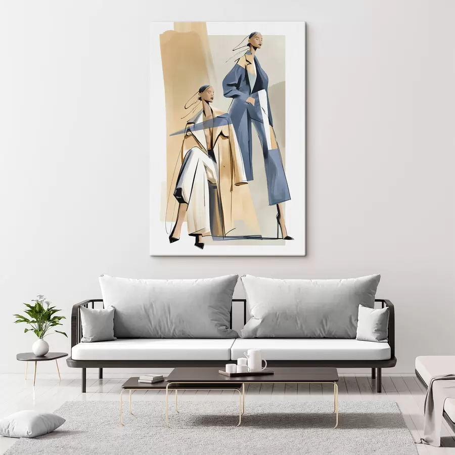 Tableau Les femmes à la mode d'aujourd'hui s50366