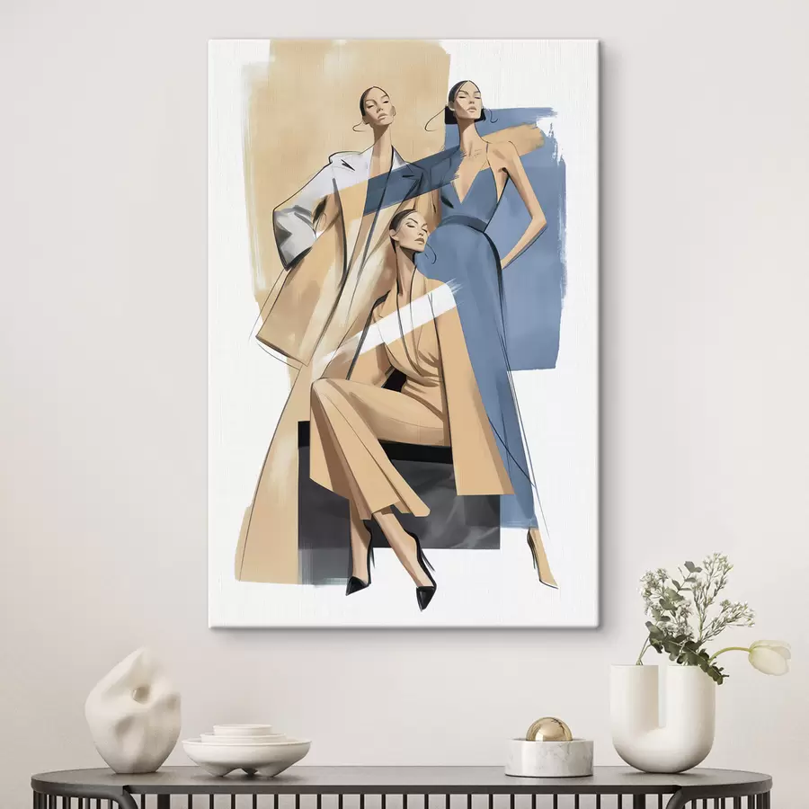 Tableau Les femmes à la mode d'aujourd'hui s50367
