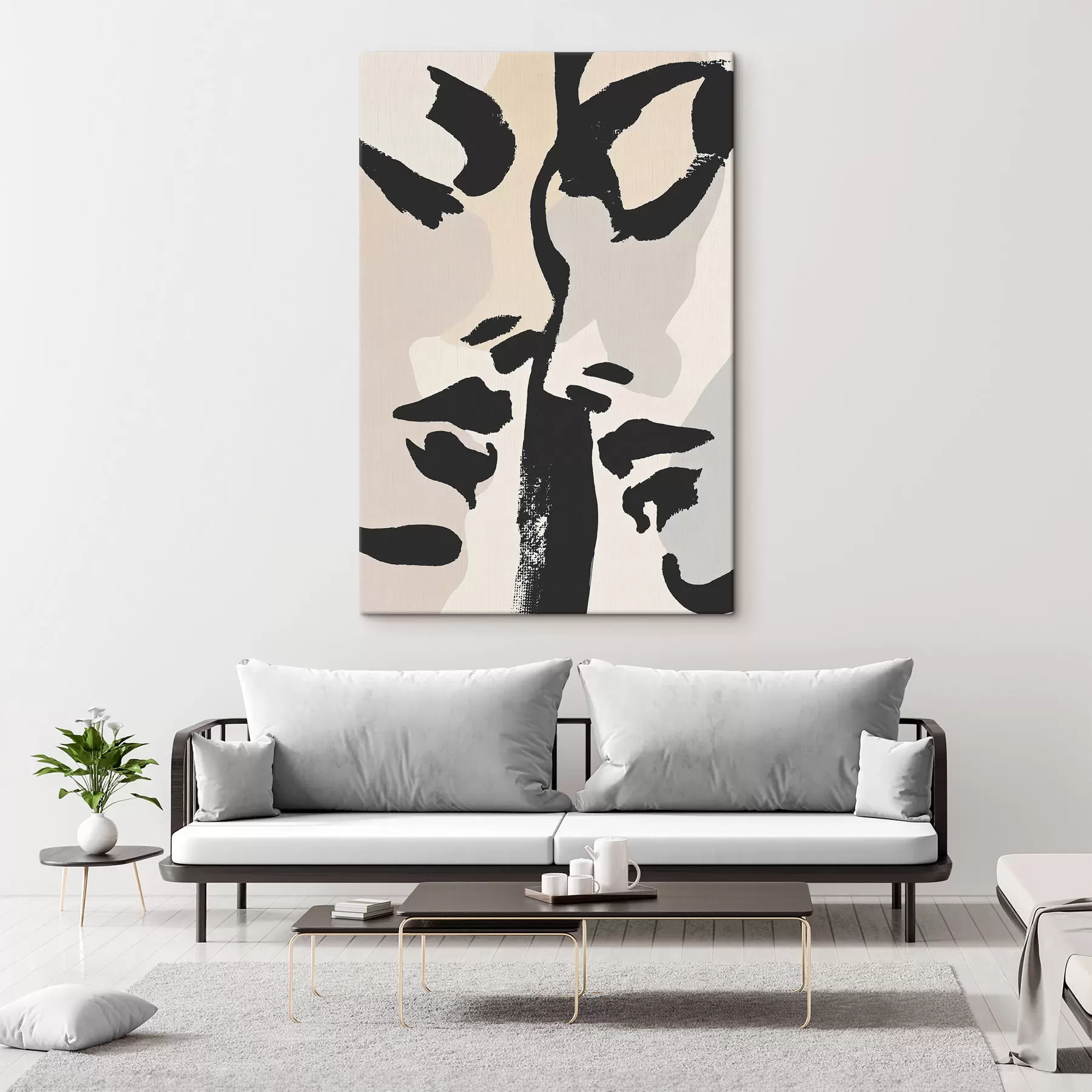 Tableau Visages abstraits s50458