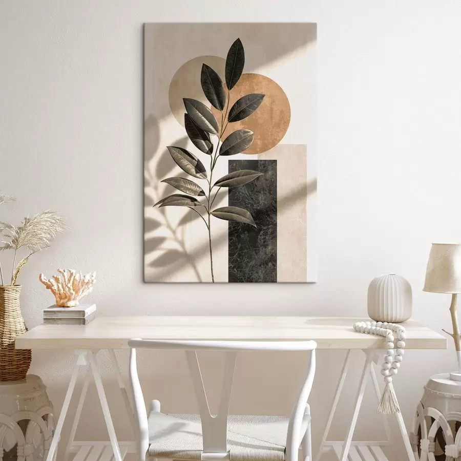 Tableau Branche aux formes géométriques s50460