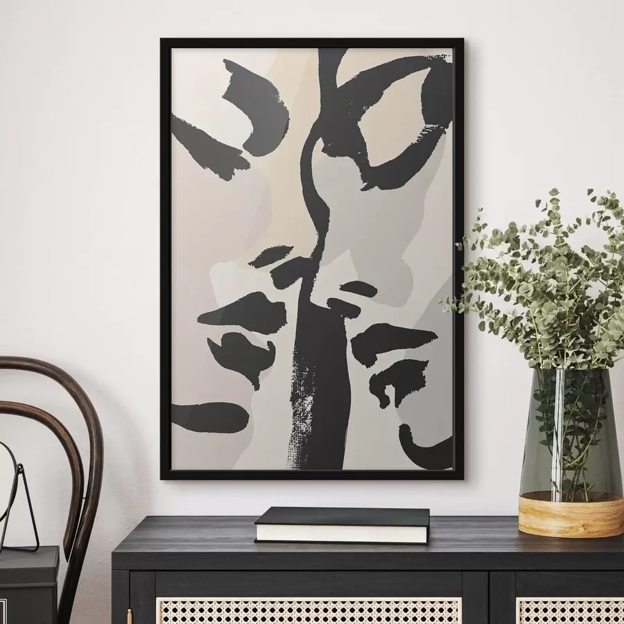 Papier peint Visages abstraits f50458