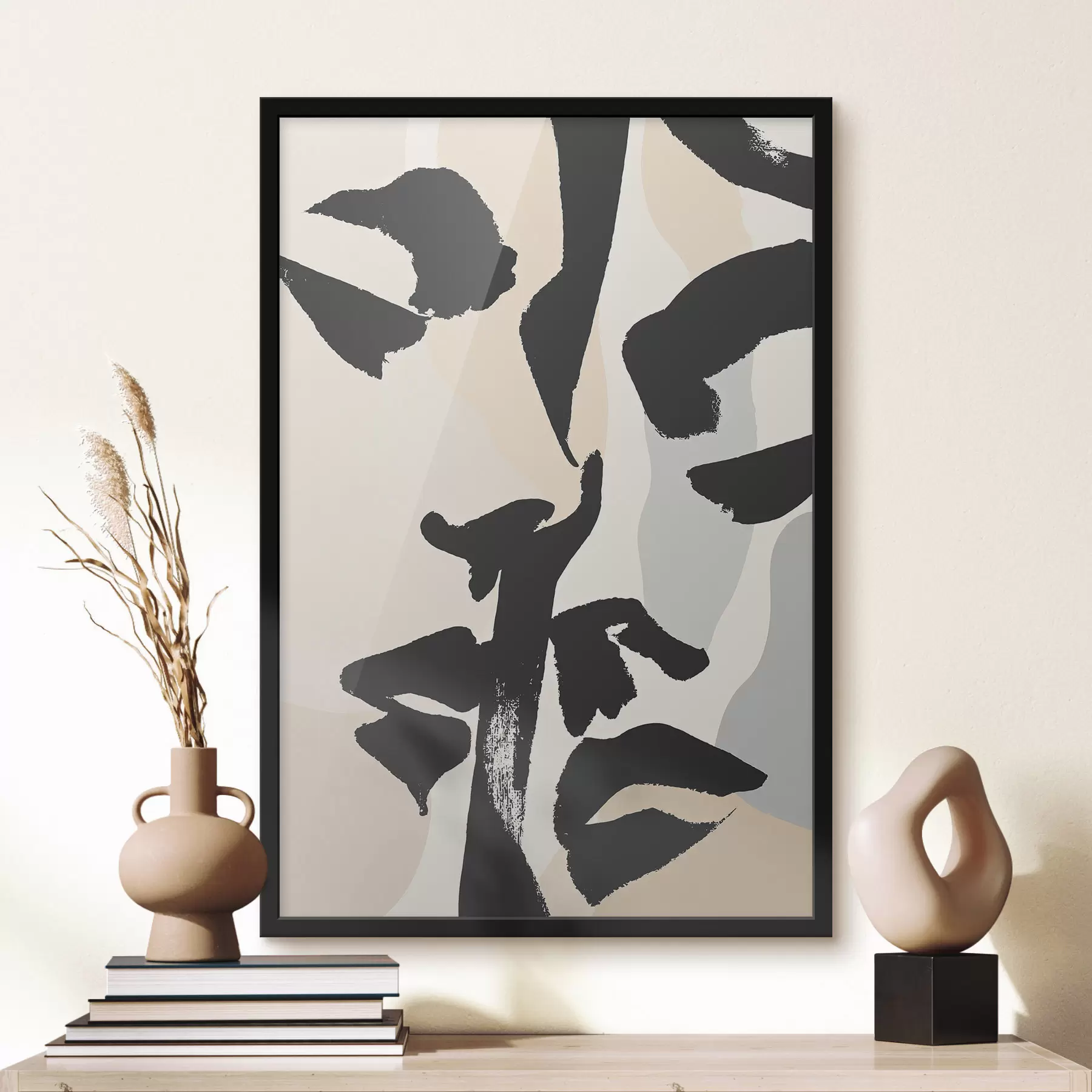 Papier peint Visages abstraits f50459
