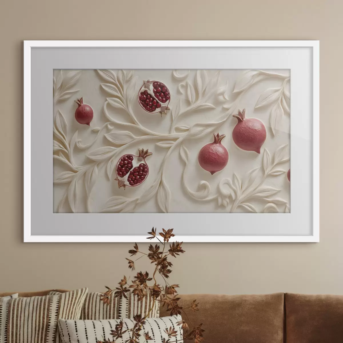 Poster Branche et contraste f50428