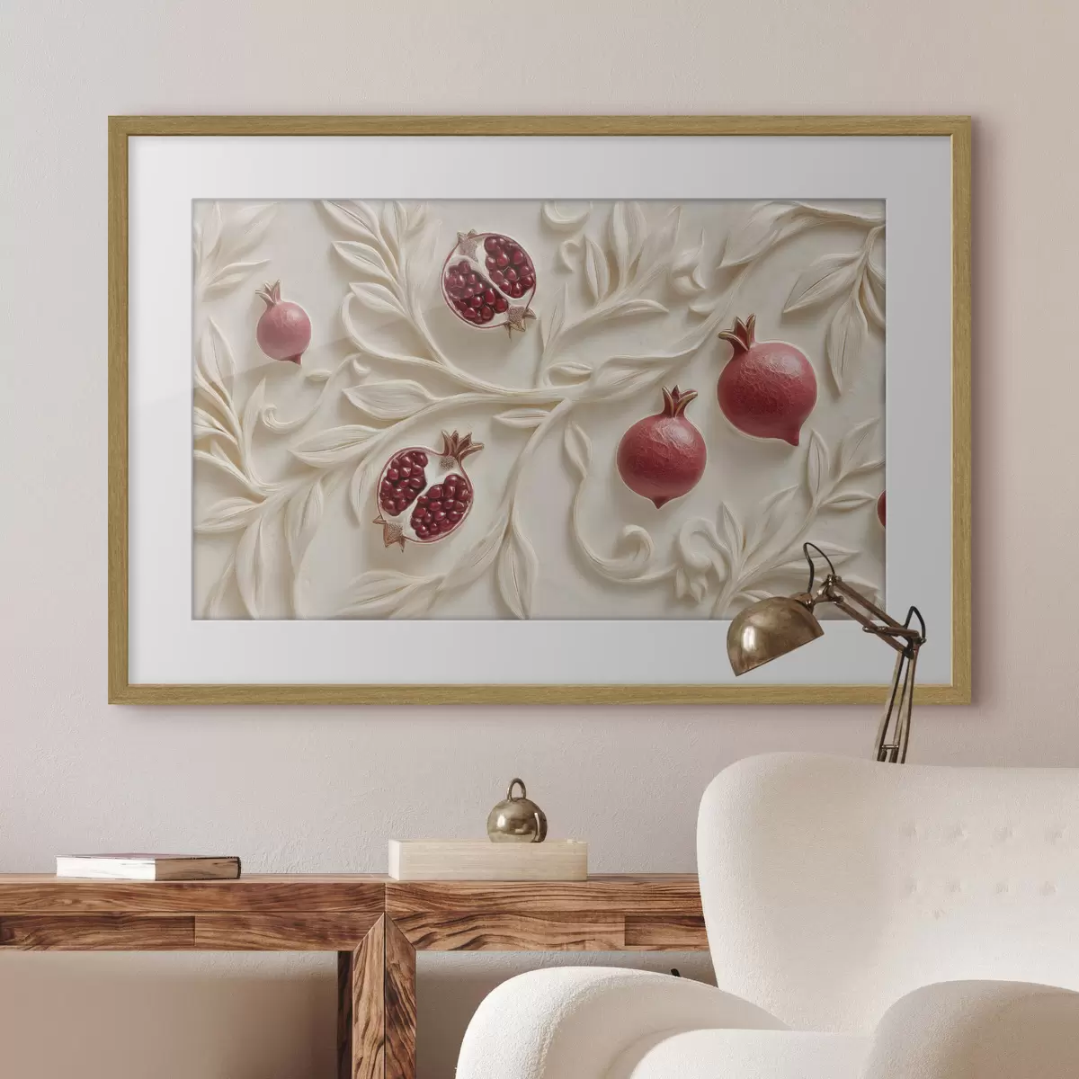 Poster Branche et contraste f50428