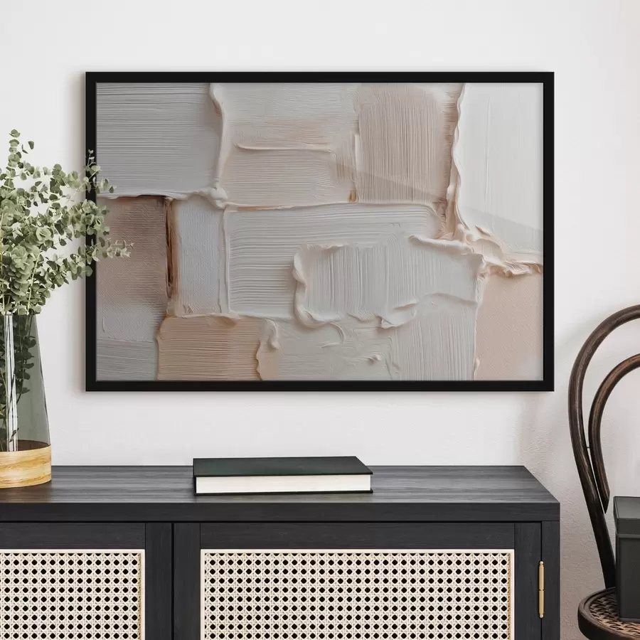 Papier peint Surface abstraite avec de larges coups de pinceau clairs f50440