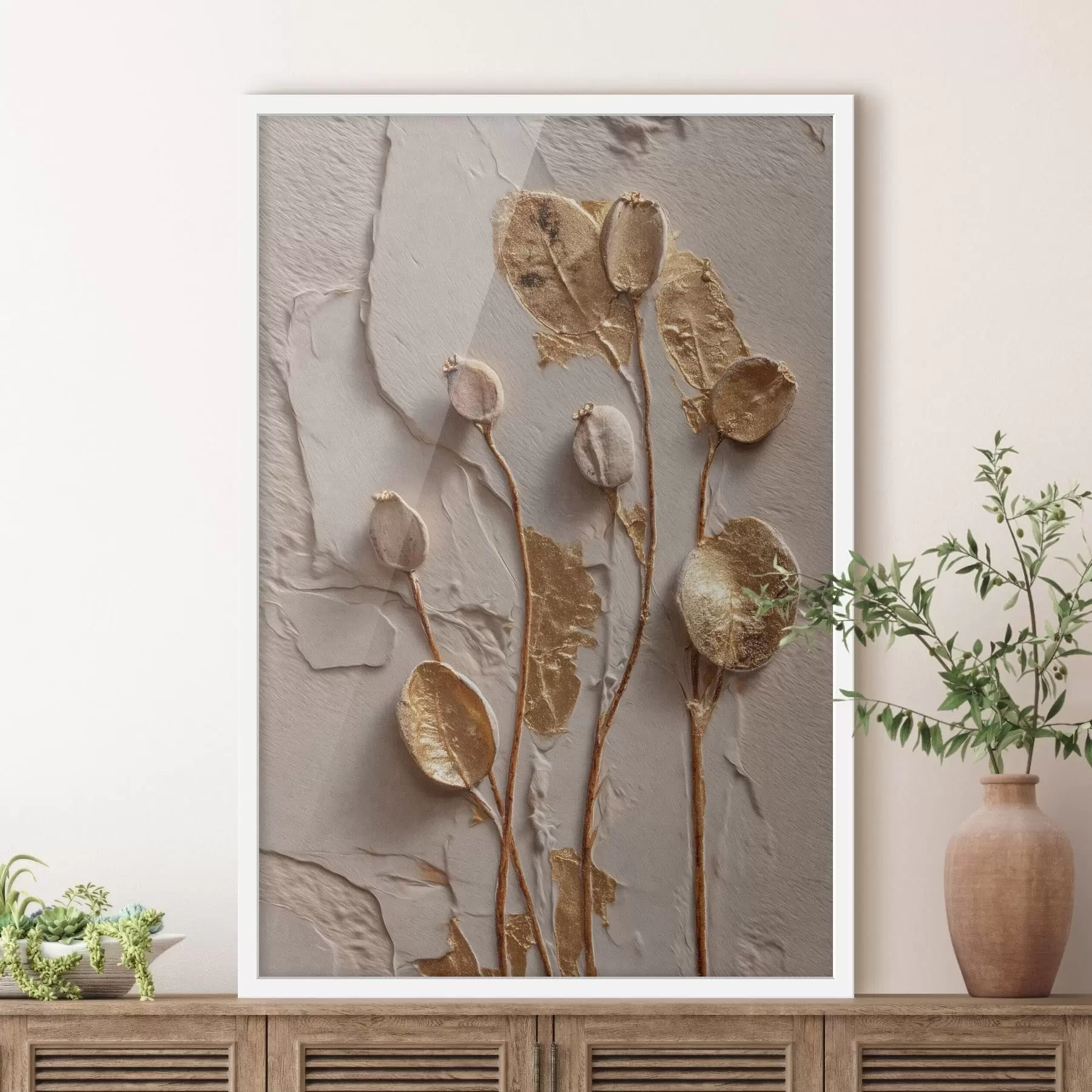 Papier peint Branche et instant f50449