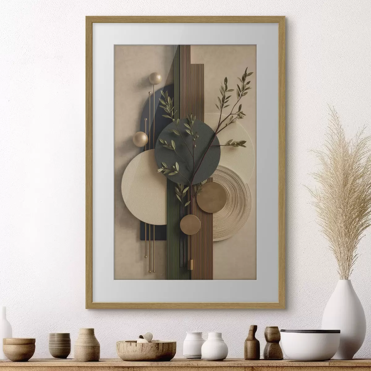 Poster Pendule végétal f50450