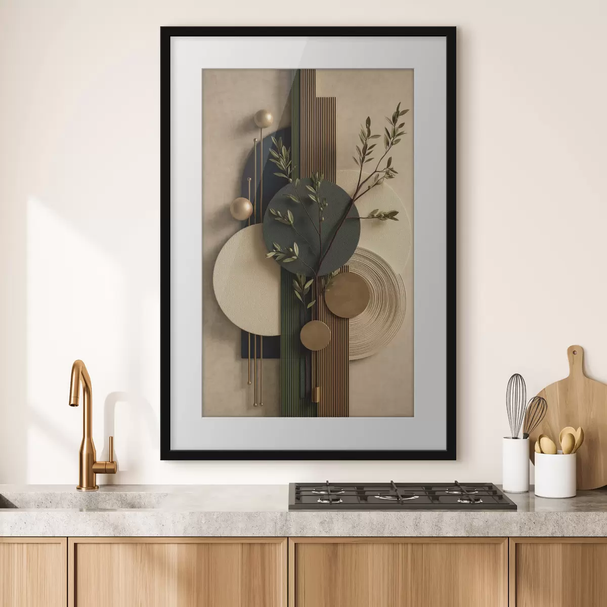 Poster Pendule végétal f50450
