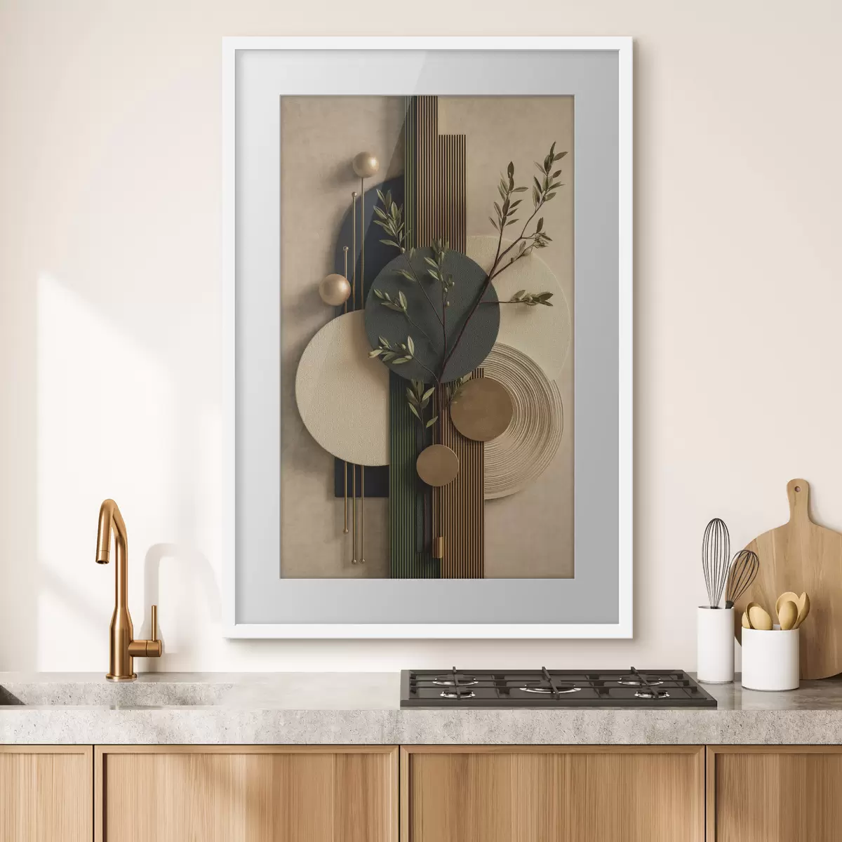 Poster Pendule végétal f50450
