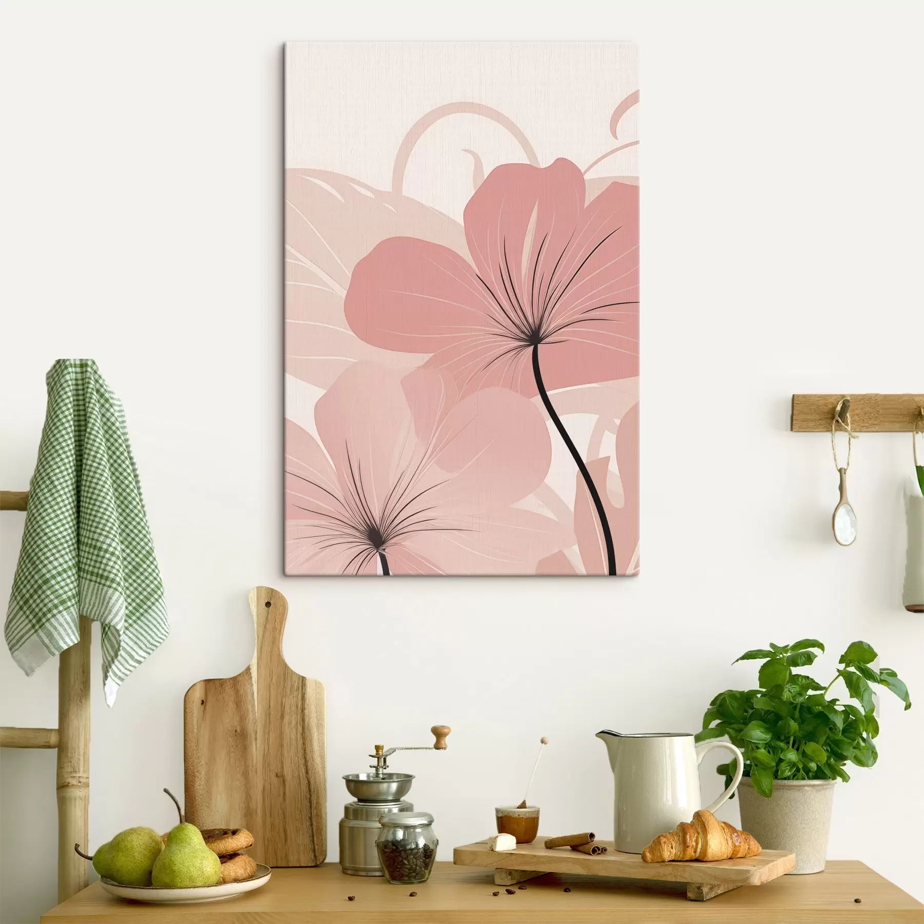 Tableau Pétales de poudre délicats s50390