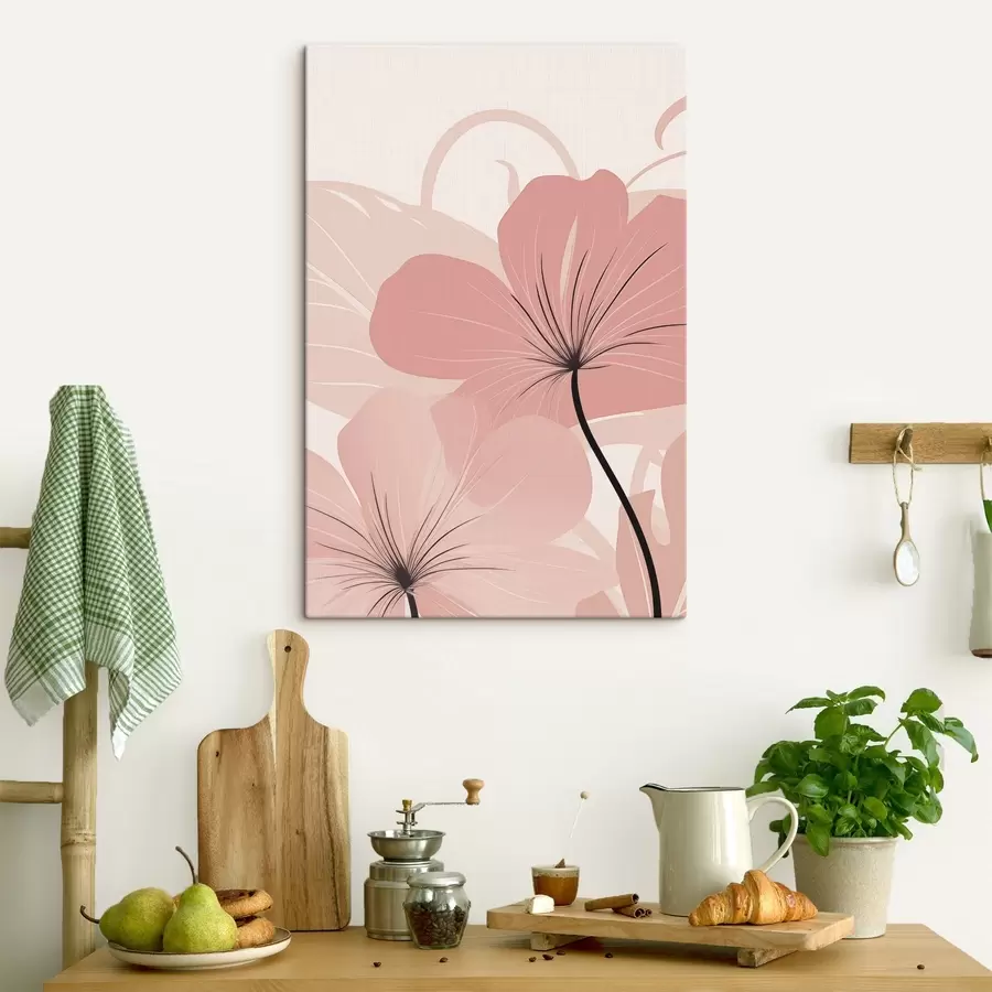 Tableau Pétales de poudre délicats s50390