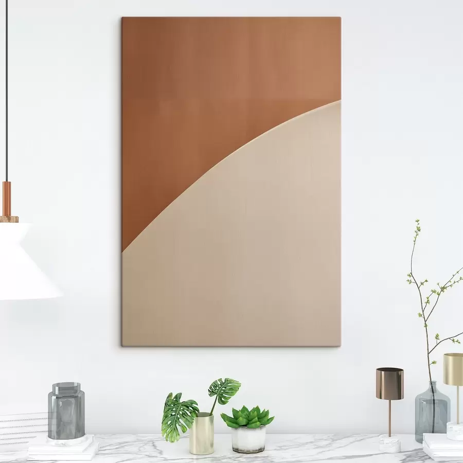 Tableau Arc géométrique en terre cuite s50393