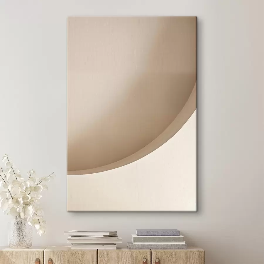 Tableau Courbe abstraite de sable s50394
