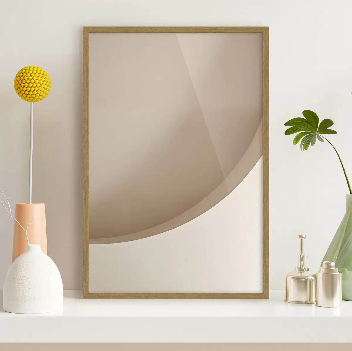 Poster Courbe abstraite de sable f50394