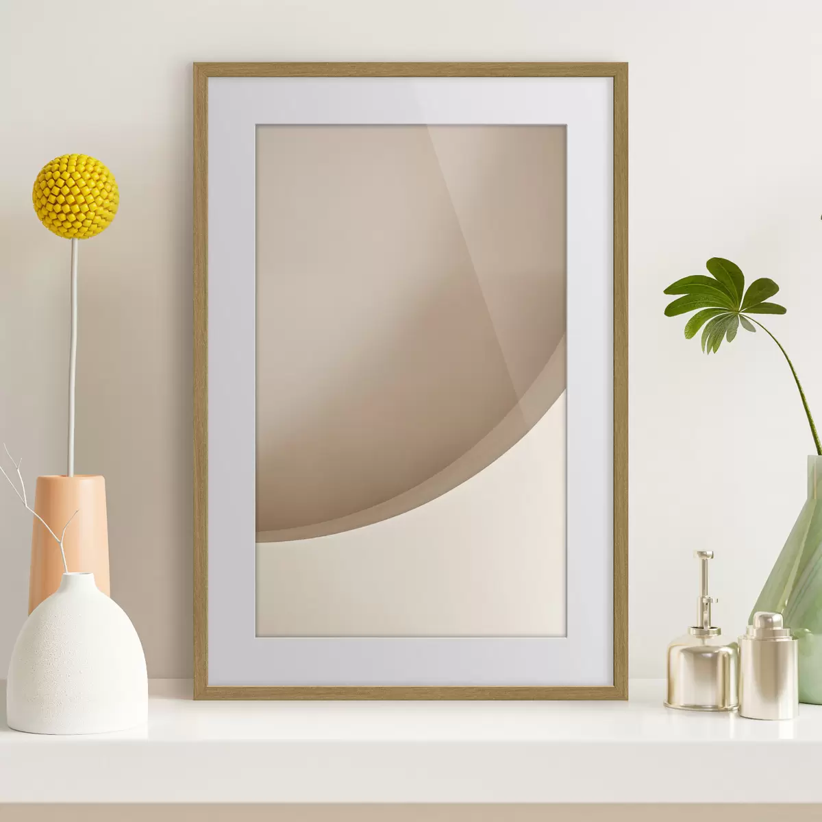Poster Courbe abstraite de sable f50394