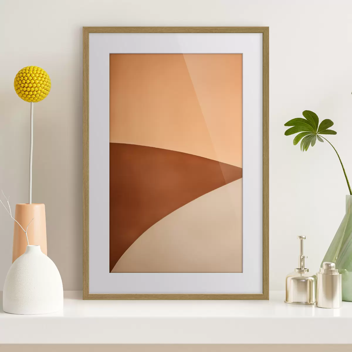 Poster Vagues veloutées et chaleureuses f50395