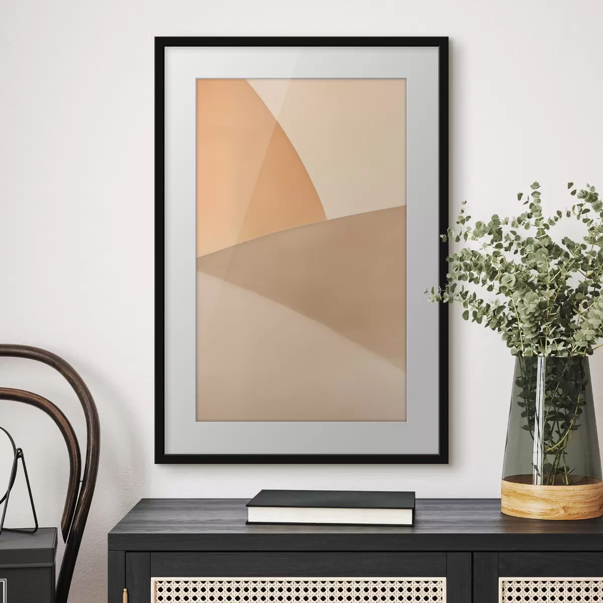 Poster Géométrie beige clair f50396