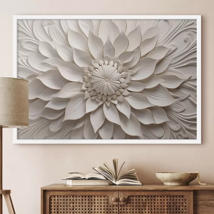 Papier peint Relief « Pearl Dahlia » f50402