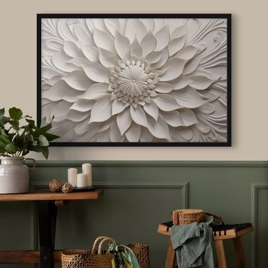 Papier peint Relief « Pearl Dahlia » f50402
