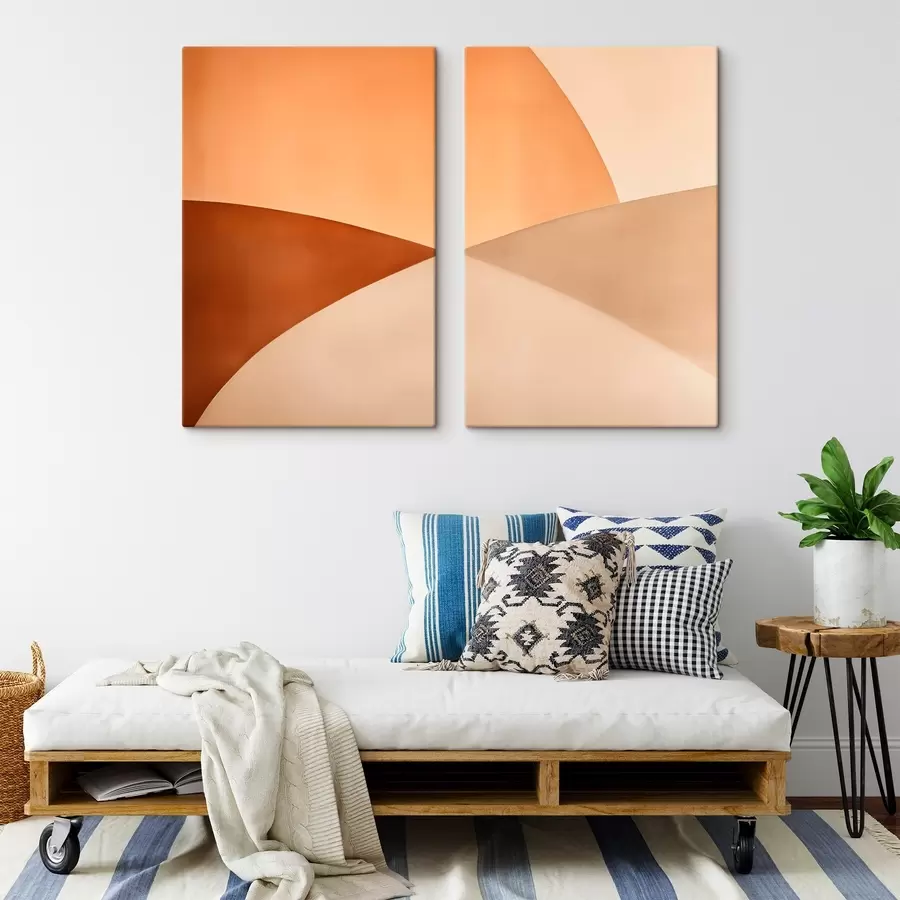 Tableau Dunes de sable géométriques m30905