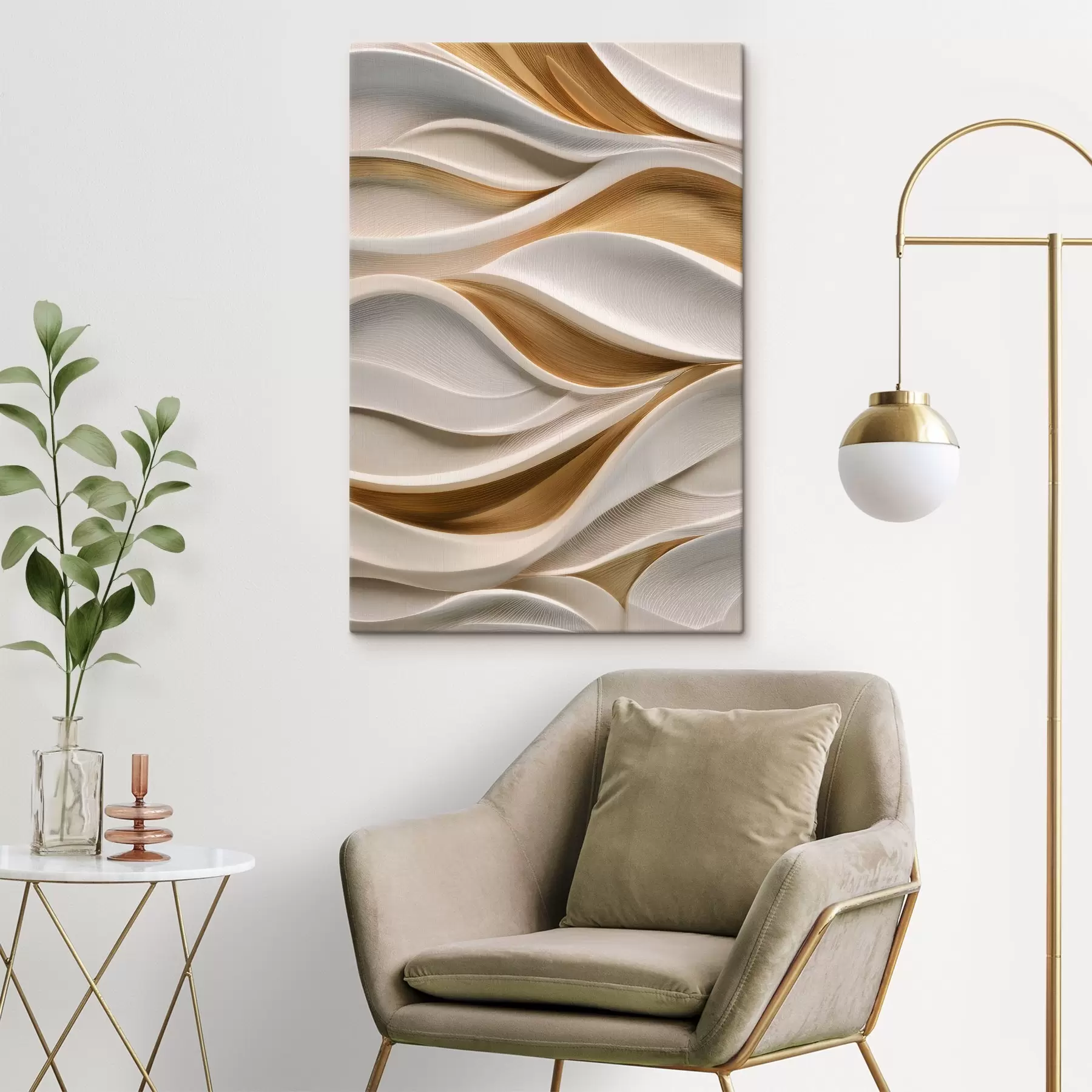 Tableau Des ondulations élégantes pour un look volumineux s50466