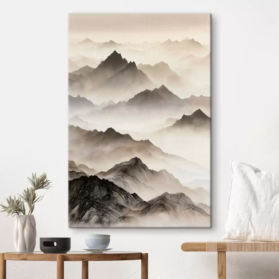 Tableau Les Montagnes Brumeuses s50467