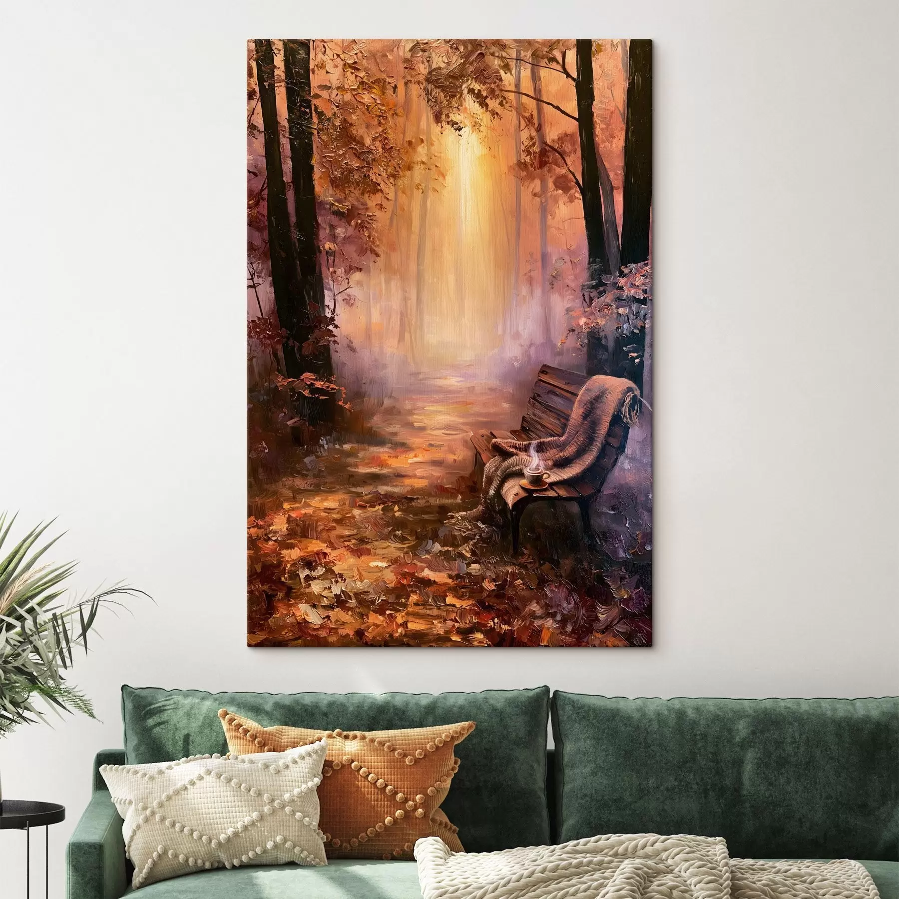 Tableau Un matin d'automne dans les bois s50487
