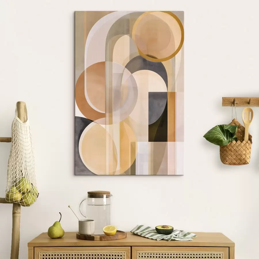 Tableau Abstraction de style scandinave s50490
