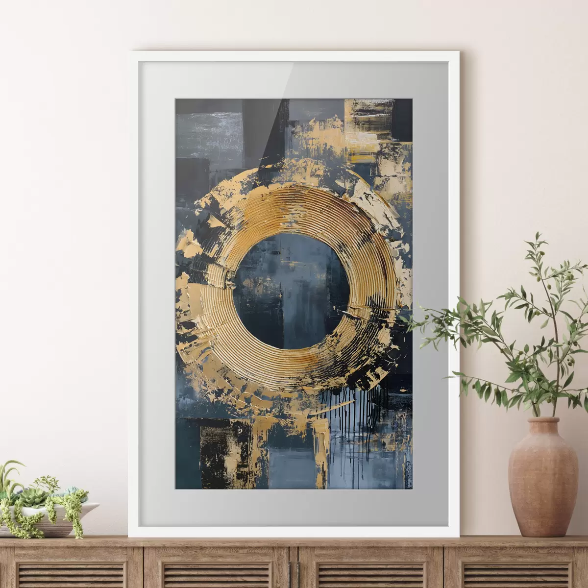 Poster Cercles et lumière f50485