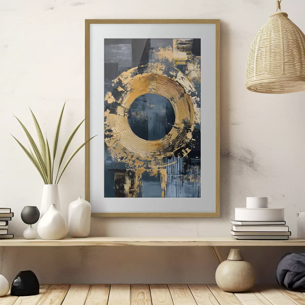 Poster Cercles et lumière f50485