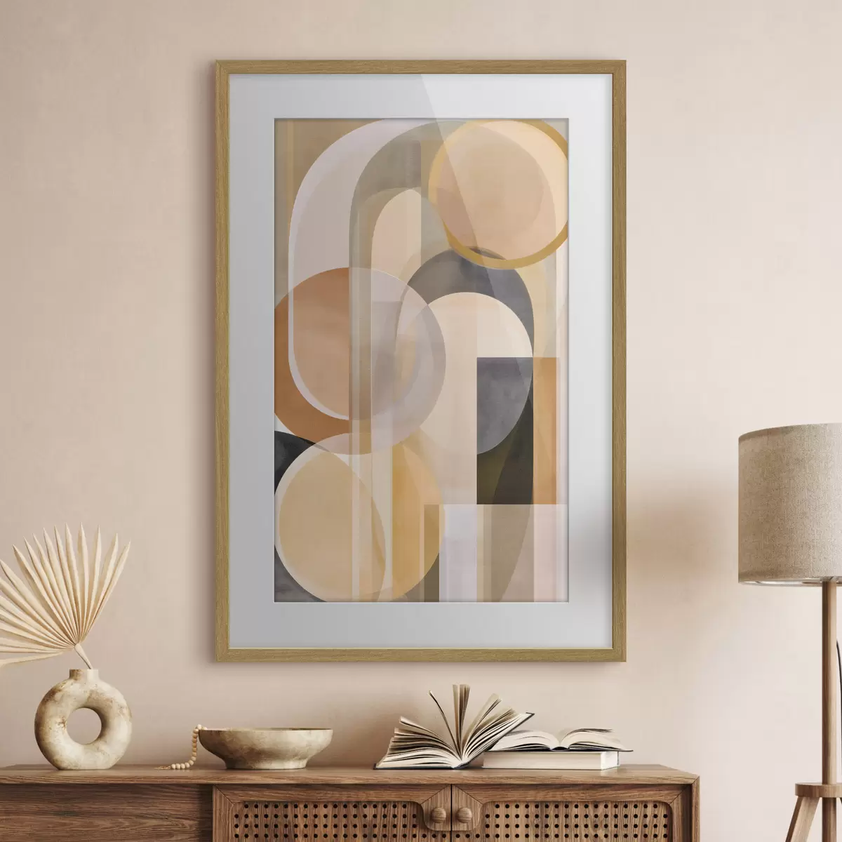 Poster Géométrie et douceur f50490