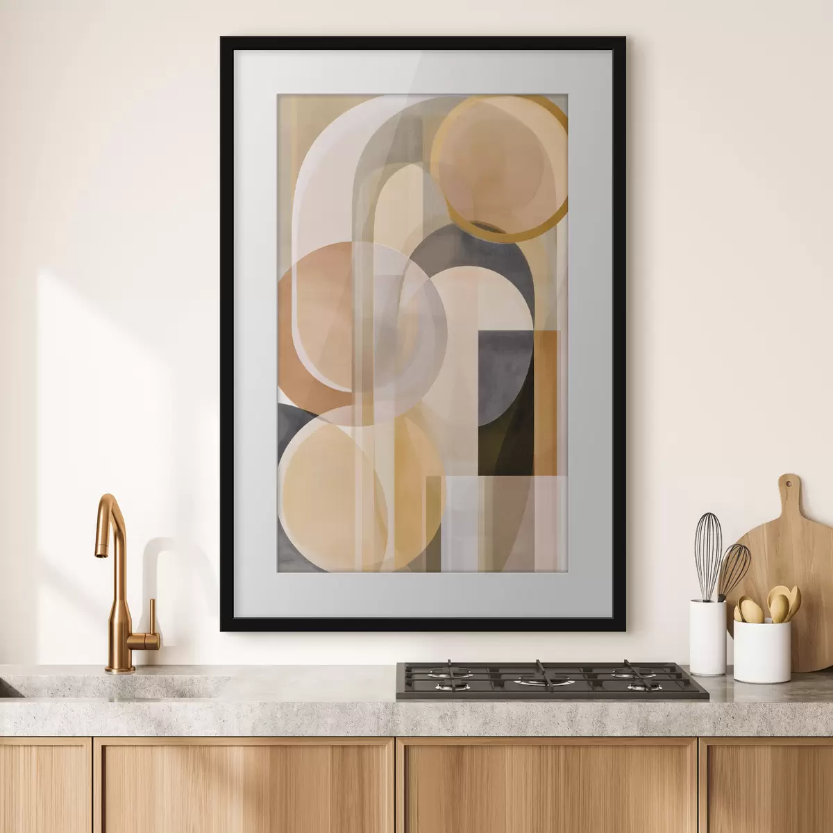 Poster Géométrie et douceur f50490
