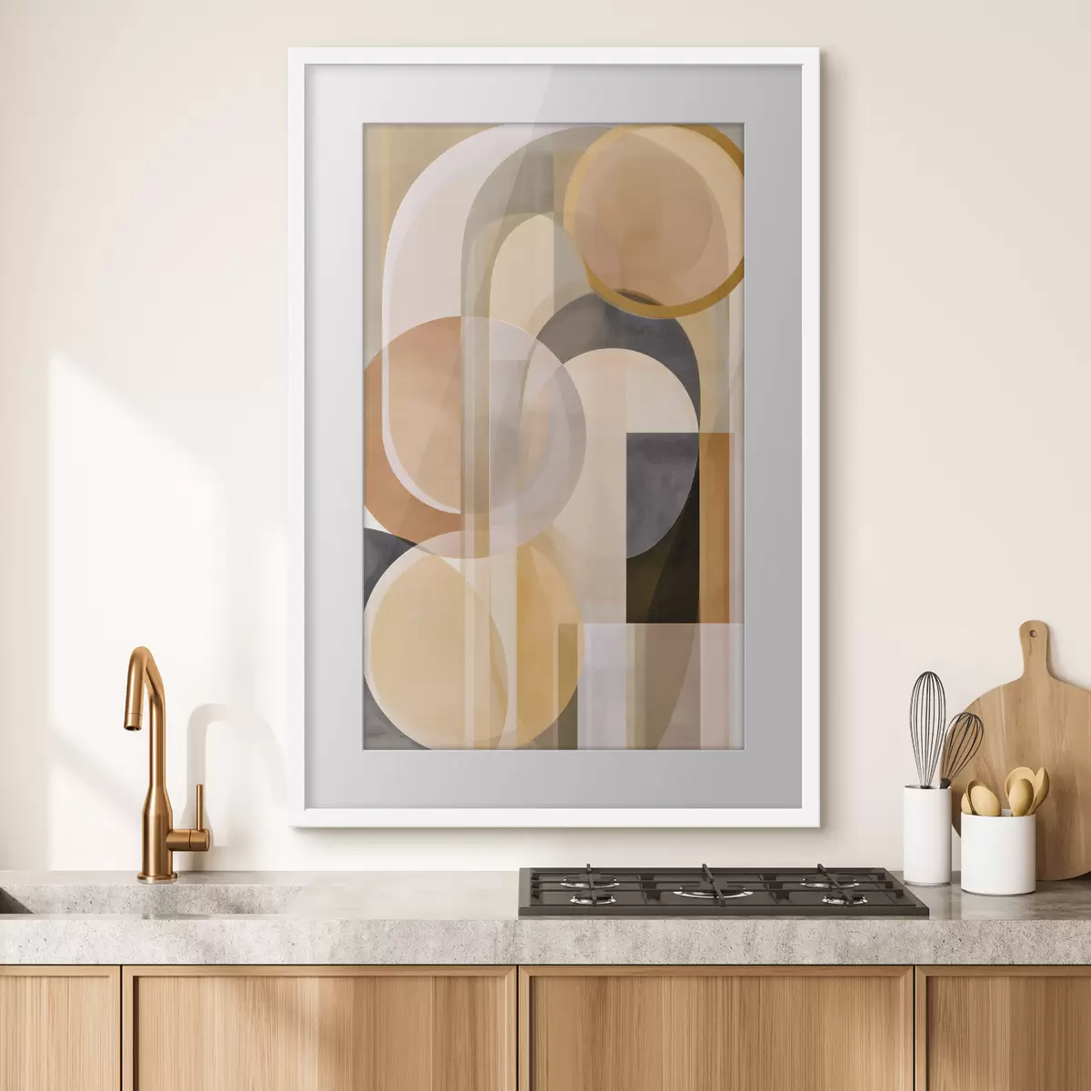 Poster Géométrie et douceur f50490