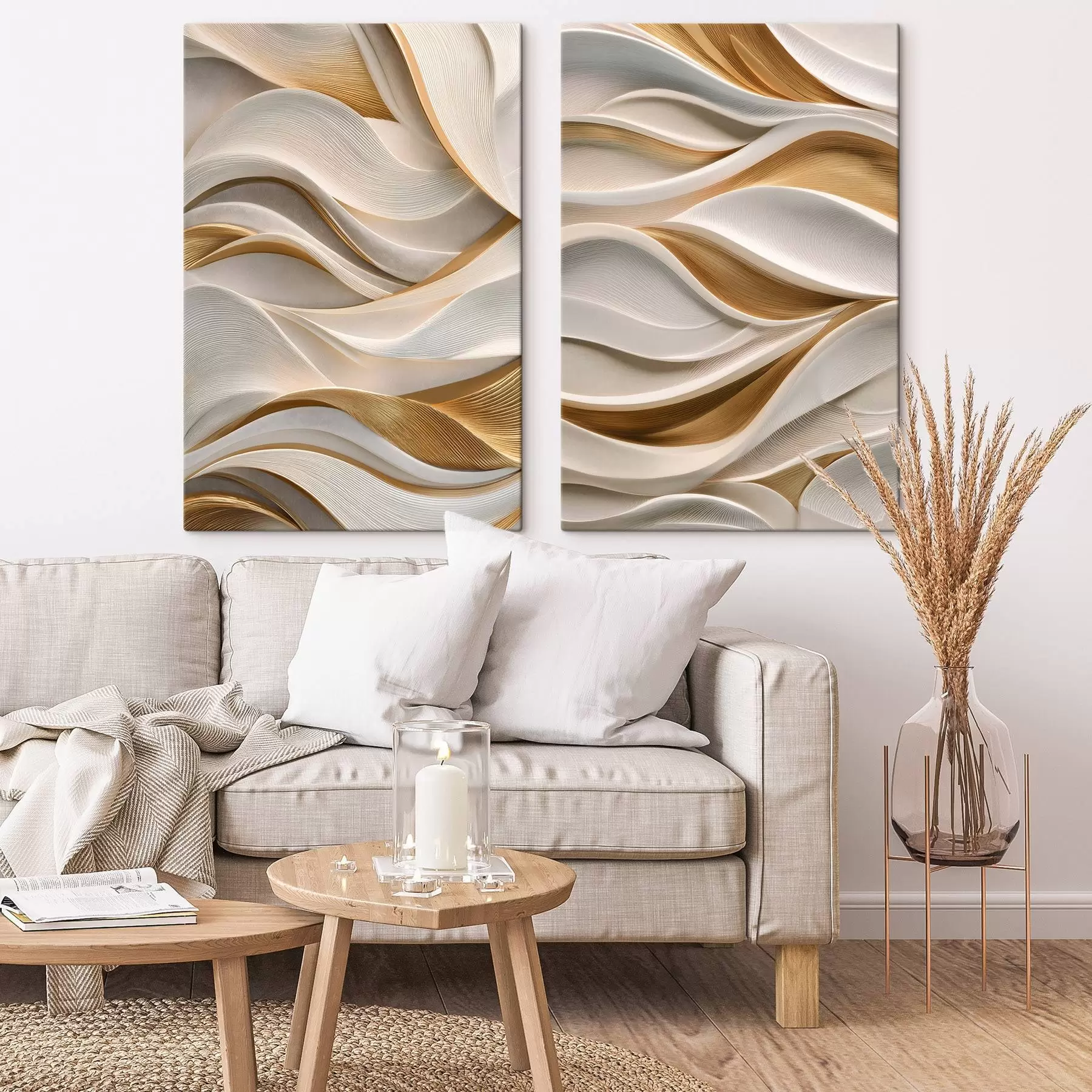 Tableau Des ondulations élégantes pour un look volumineux m30921