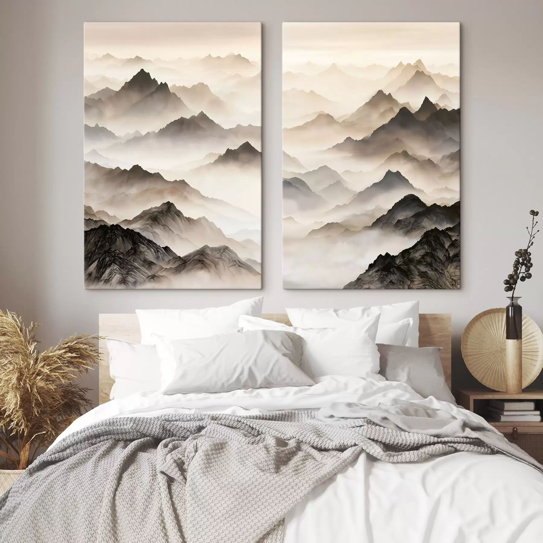 Tableau Montagnes et toucher m30922