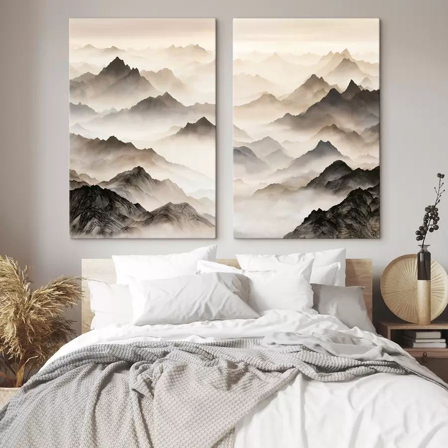 Tableau Les Montagnes Brumeuses m30922