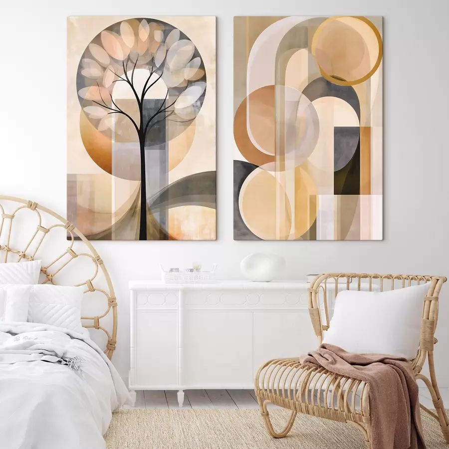 Papier peint Abstraction de style scandinave m30933