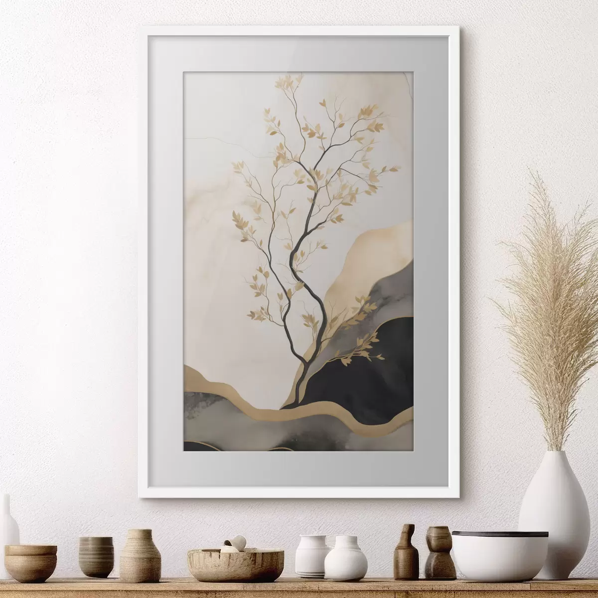 Poster Branche et joie f50613
