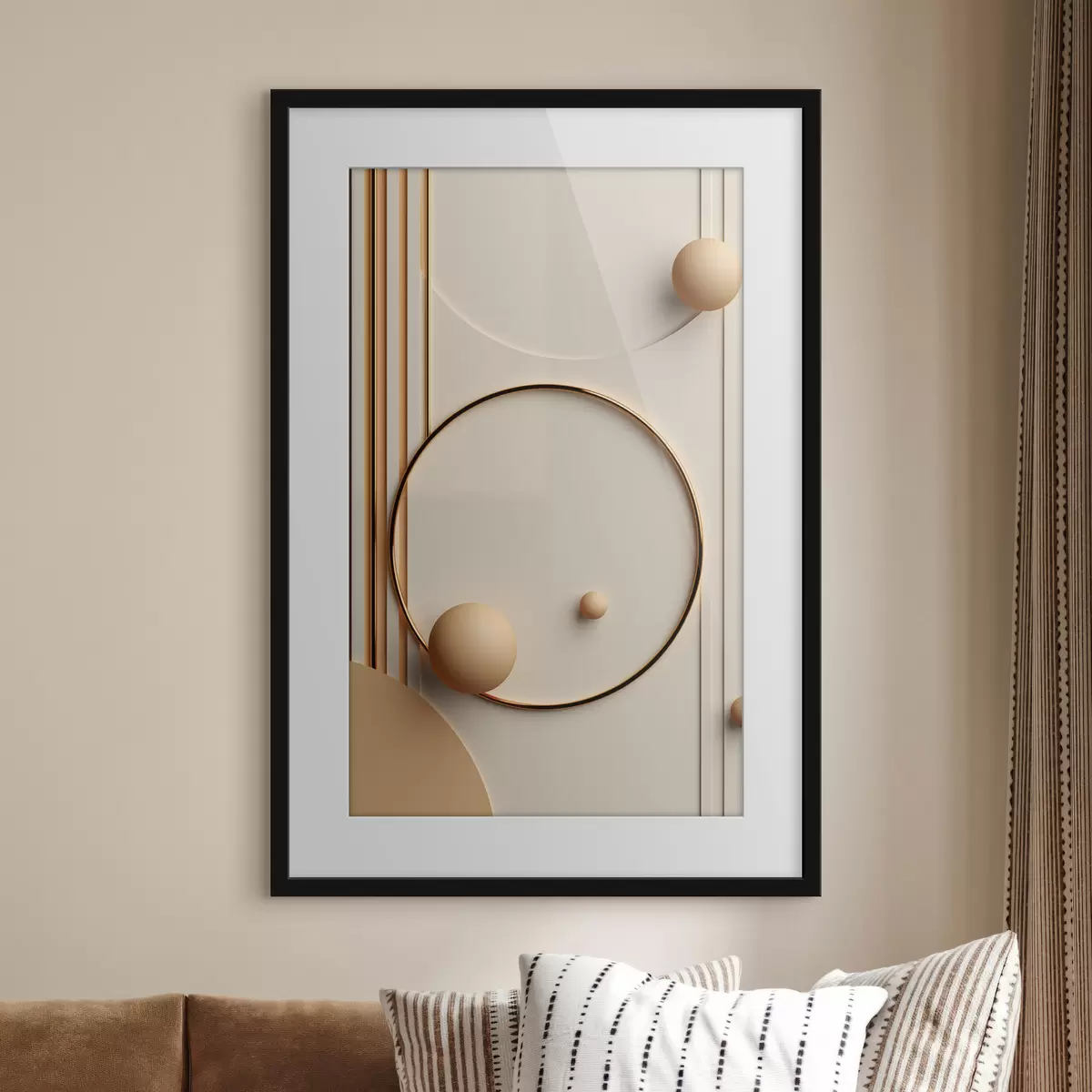 Poster Géométrie et souffle f50636