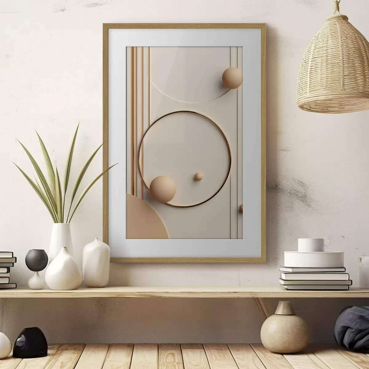 Poster Géométrie et souffle f50636
