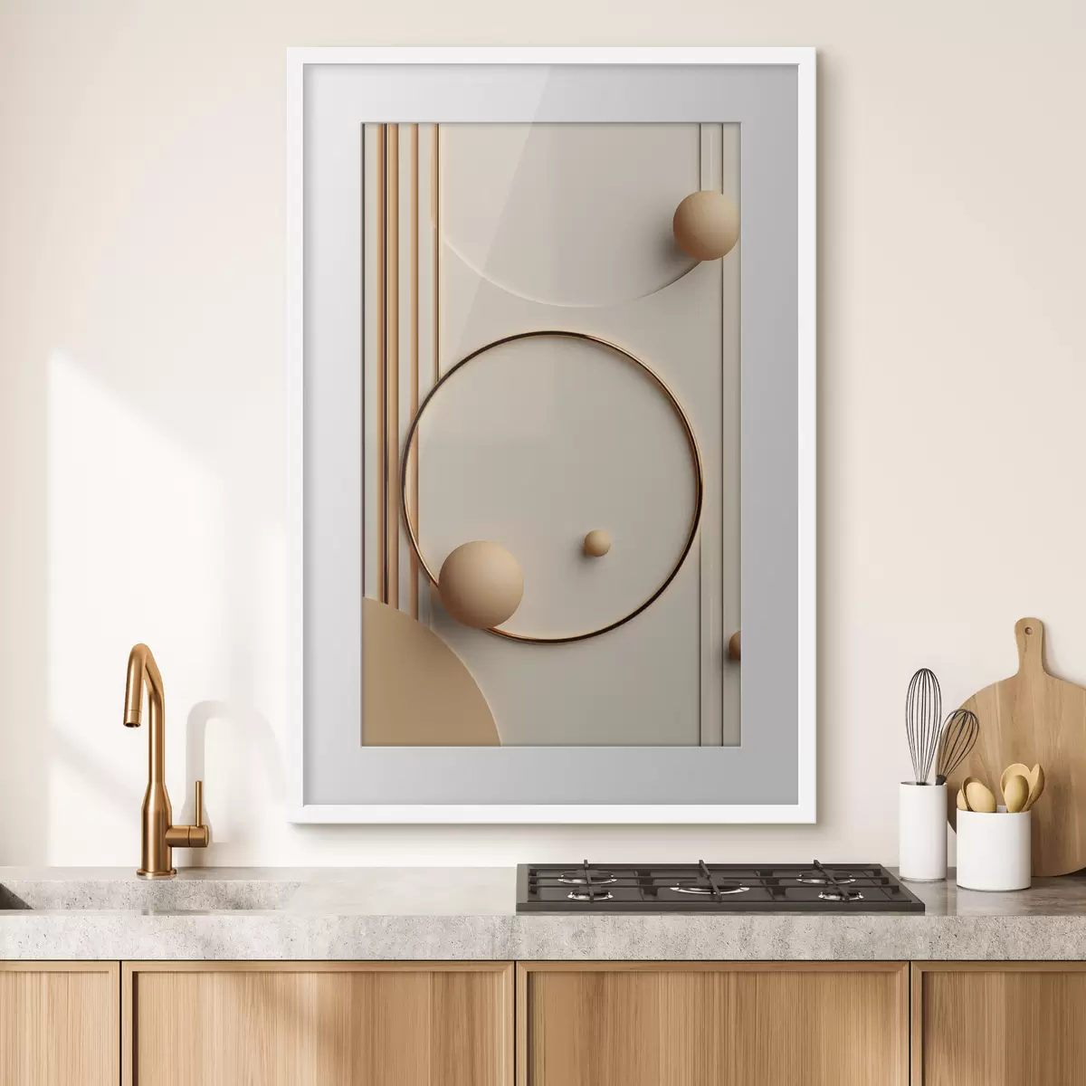 Poster Géométrie et souffle f50636