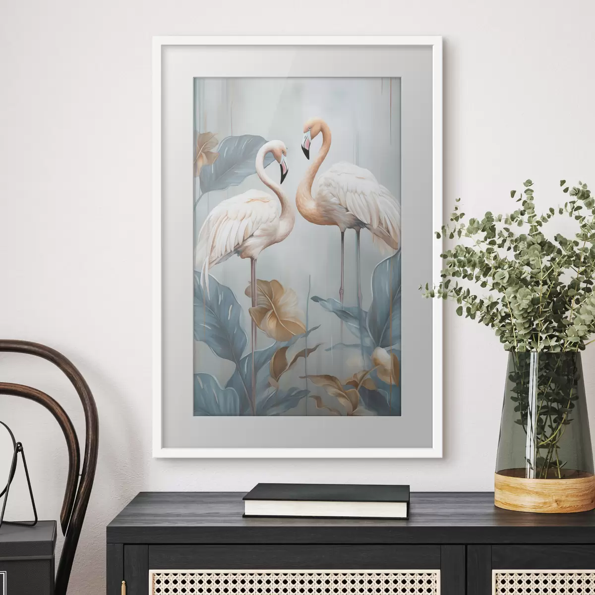 Poster Roses et mouvement f50638