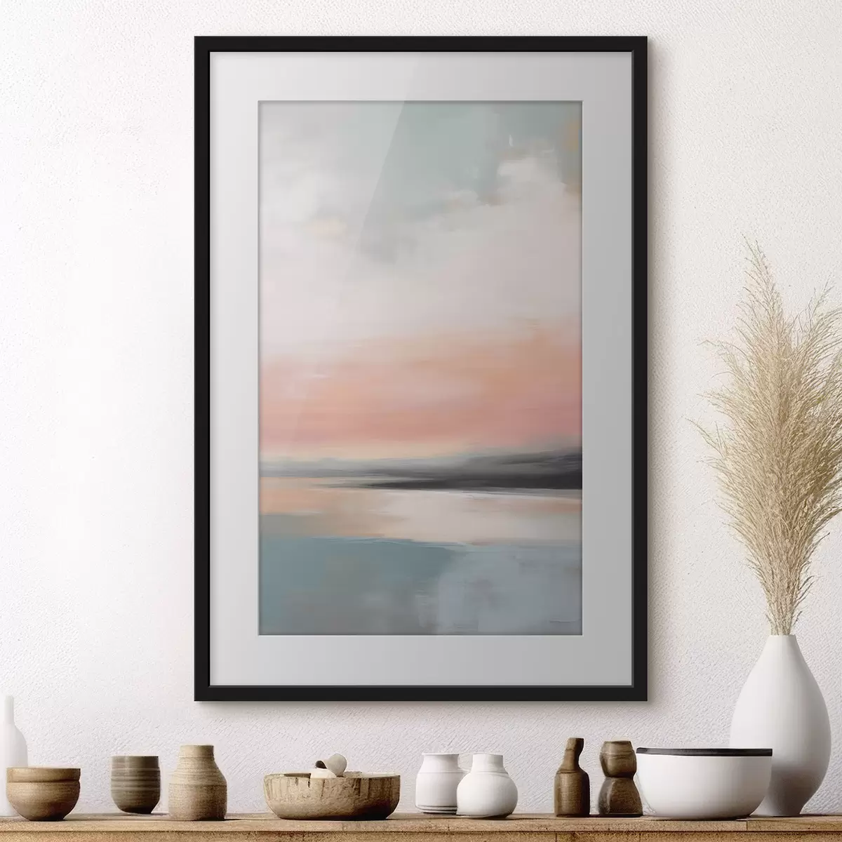 Poster Paysage et dévotion f50640