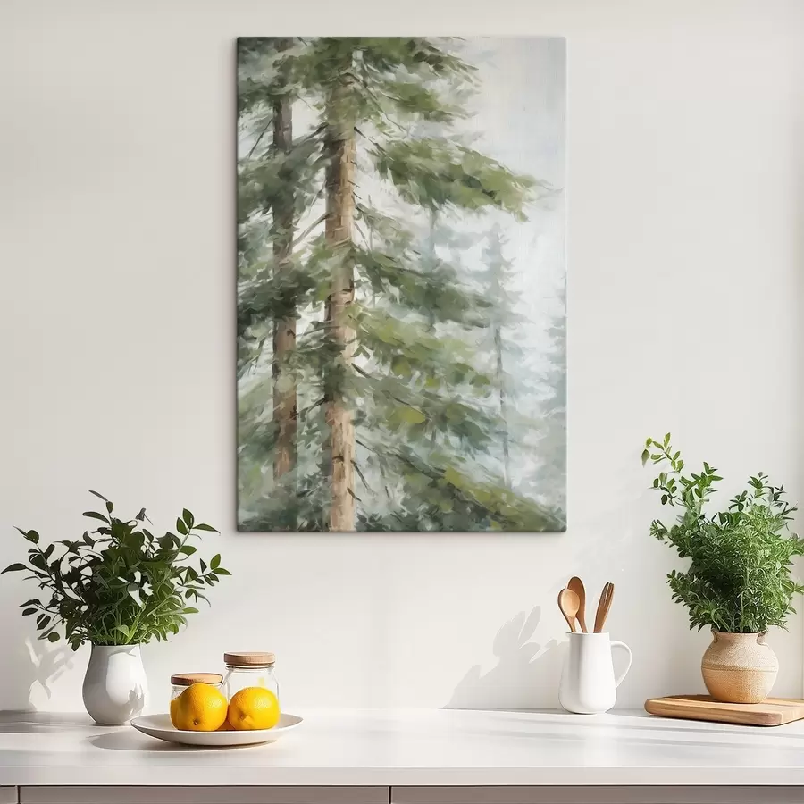 Tableau Pin, peinture imitant le bois s50663