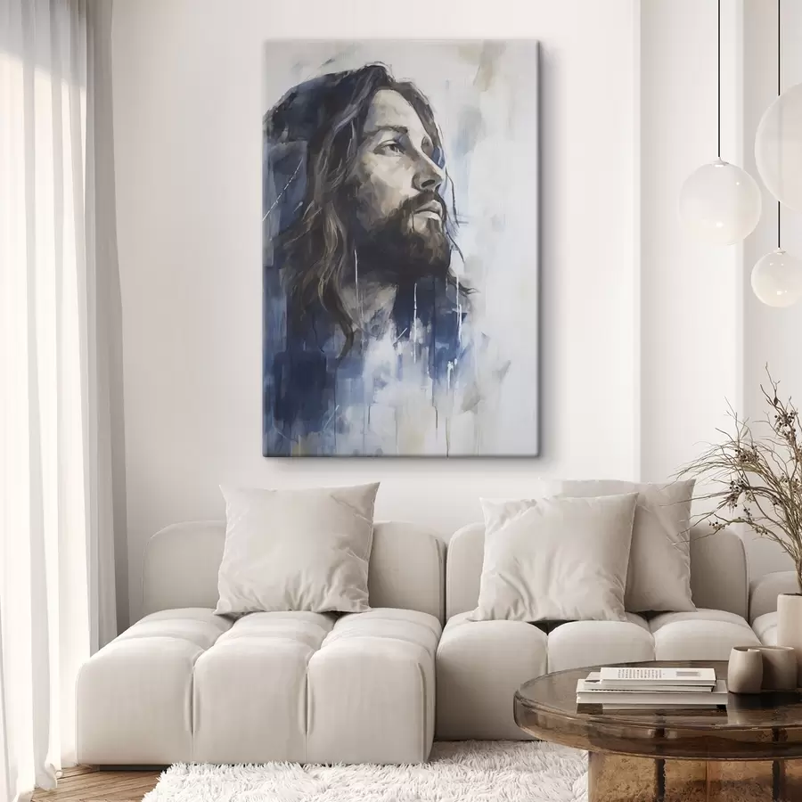 Tableau Jésus, reproduction d'un tableau s50672