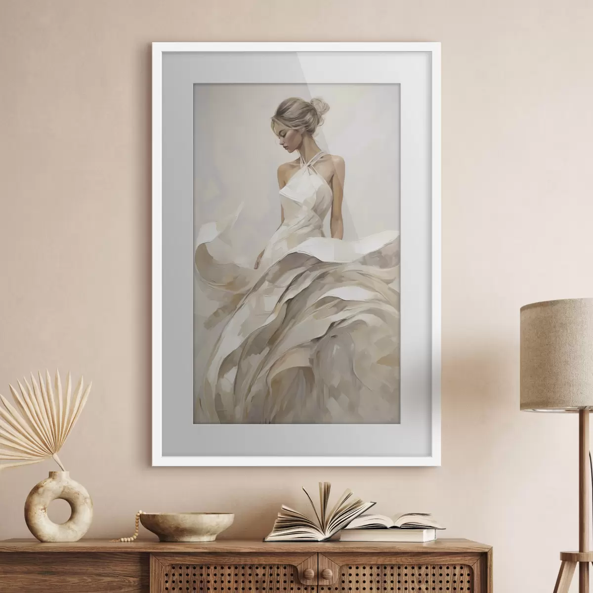 Poster Fille en robe f50658
