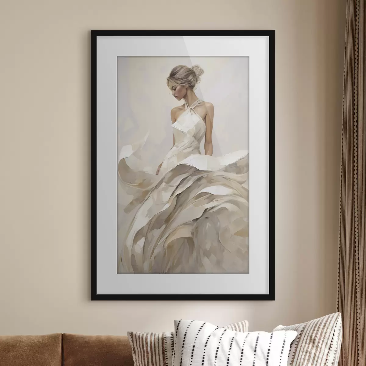 Poster Fille en robe f50658
