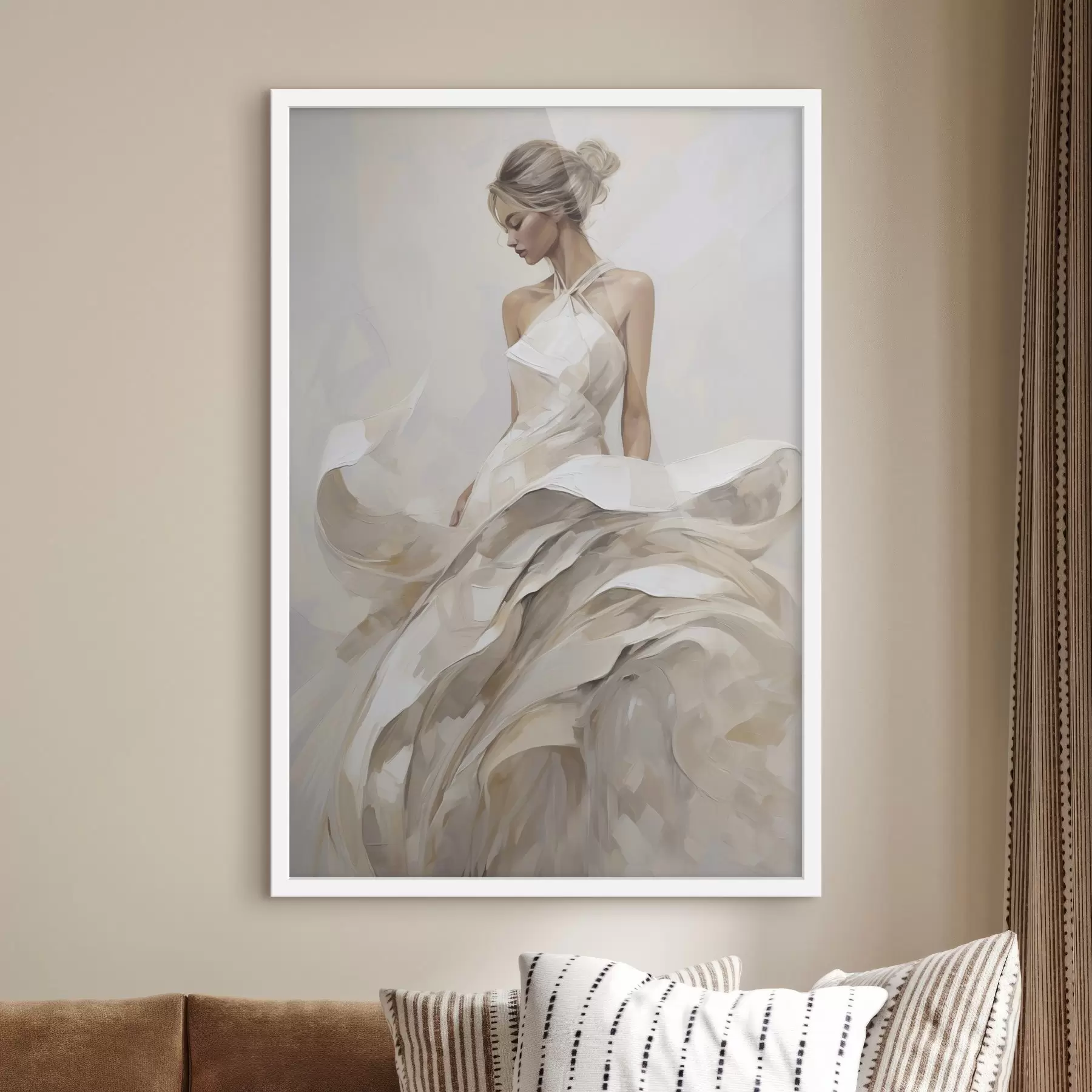 Papier peint Fille en robe f50658