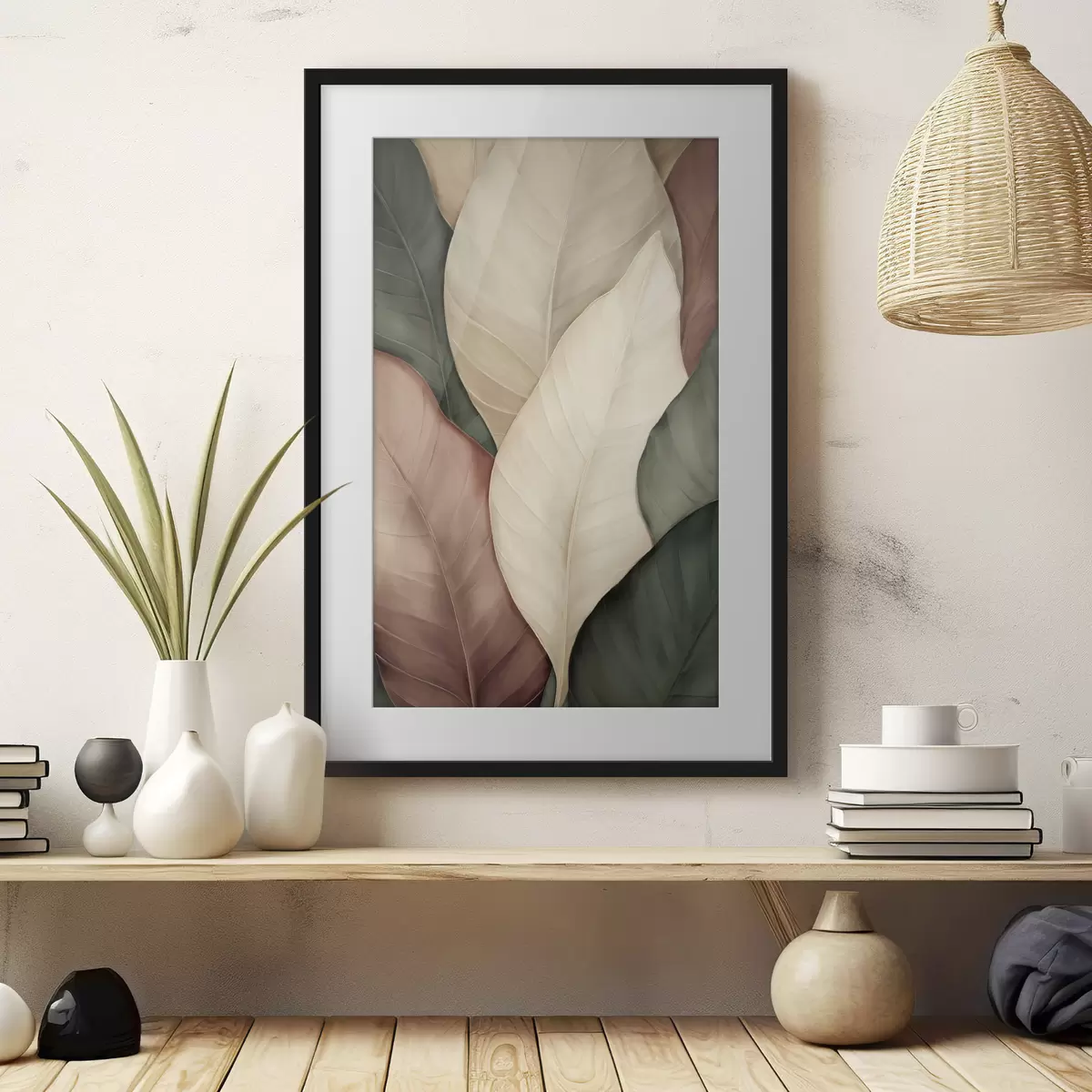 Poster Grandes feuilles f50669